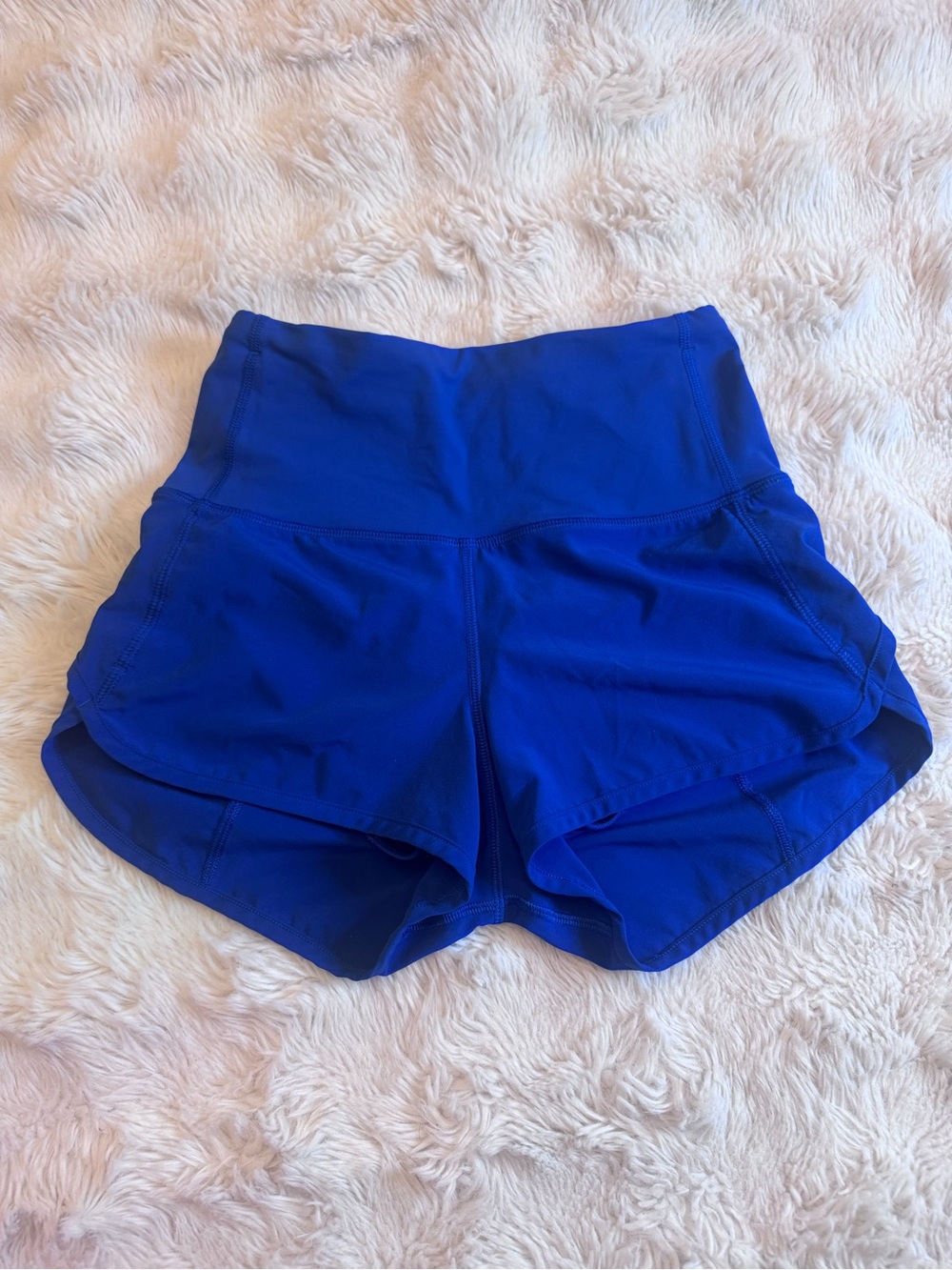 Rare Lululemon Speed Up Short- Jetstream 💙